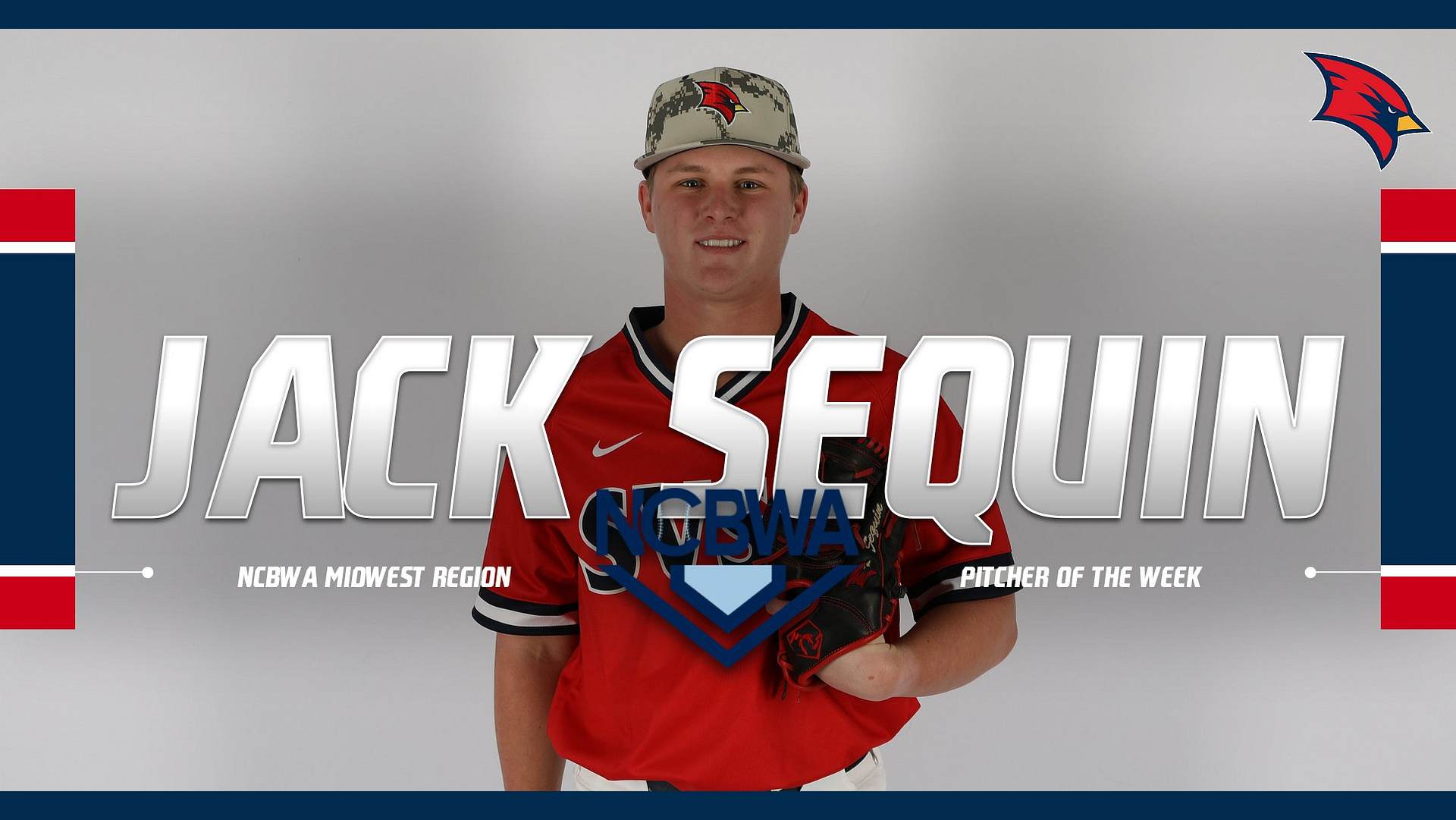 Jack Sequin Named NCBWA Midwest Region Pitcher of the Week