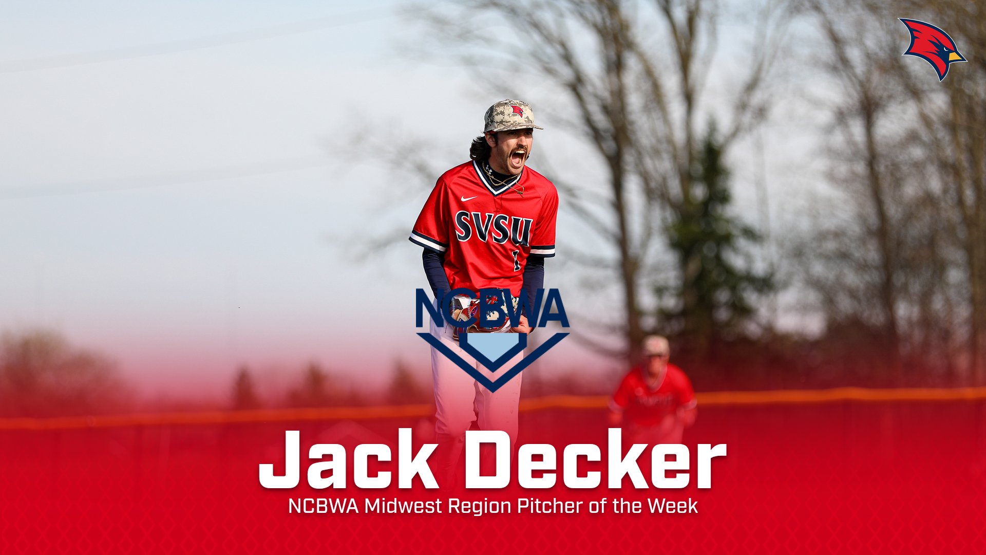 Decker Named NCBWA Midwest Region Pitcher of the Week