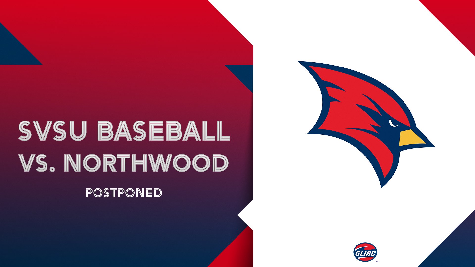 Baseball vs. Northwood Postponed
