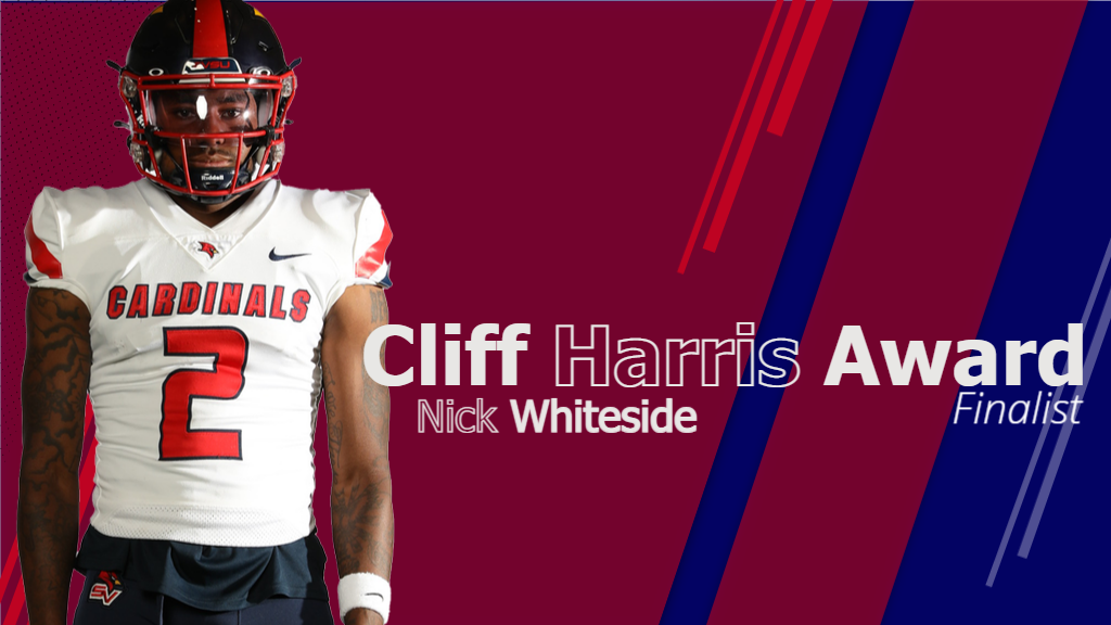 Nick Whiteside Named Finalist for Cliff Harris Award