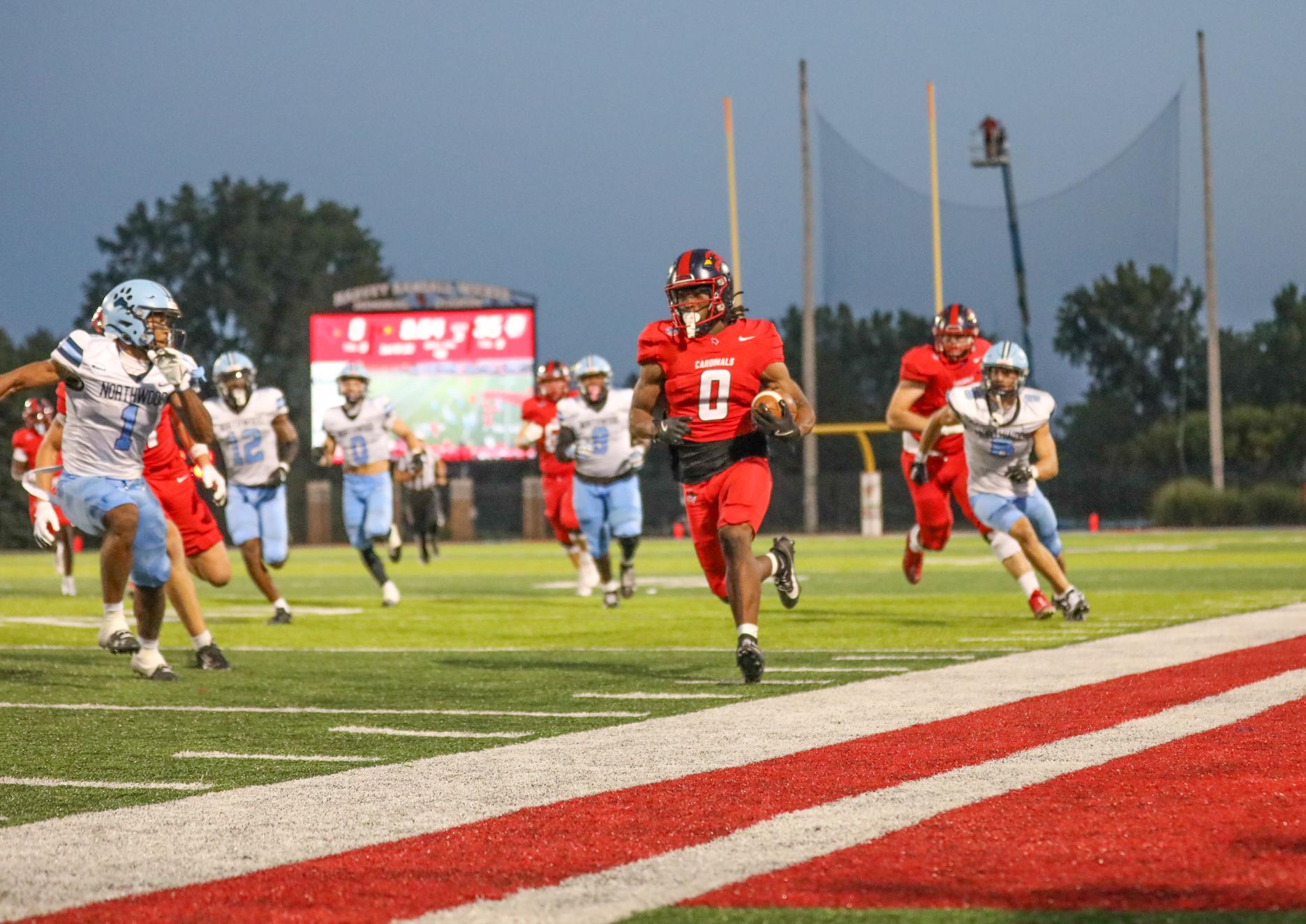 Cardinals Fall to Northwood in 50th Axe Bowl