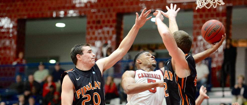 Garrett Hall had a team-high 17 points in the Cardinal victory