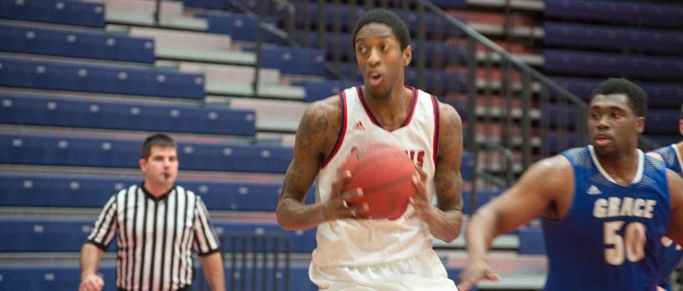 Senior Kalen Foreman earned Meijer "Player of the Game" honors for his performance in the victory over Grace Bible College