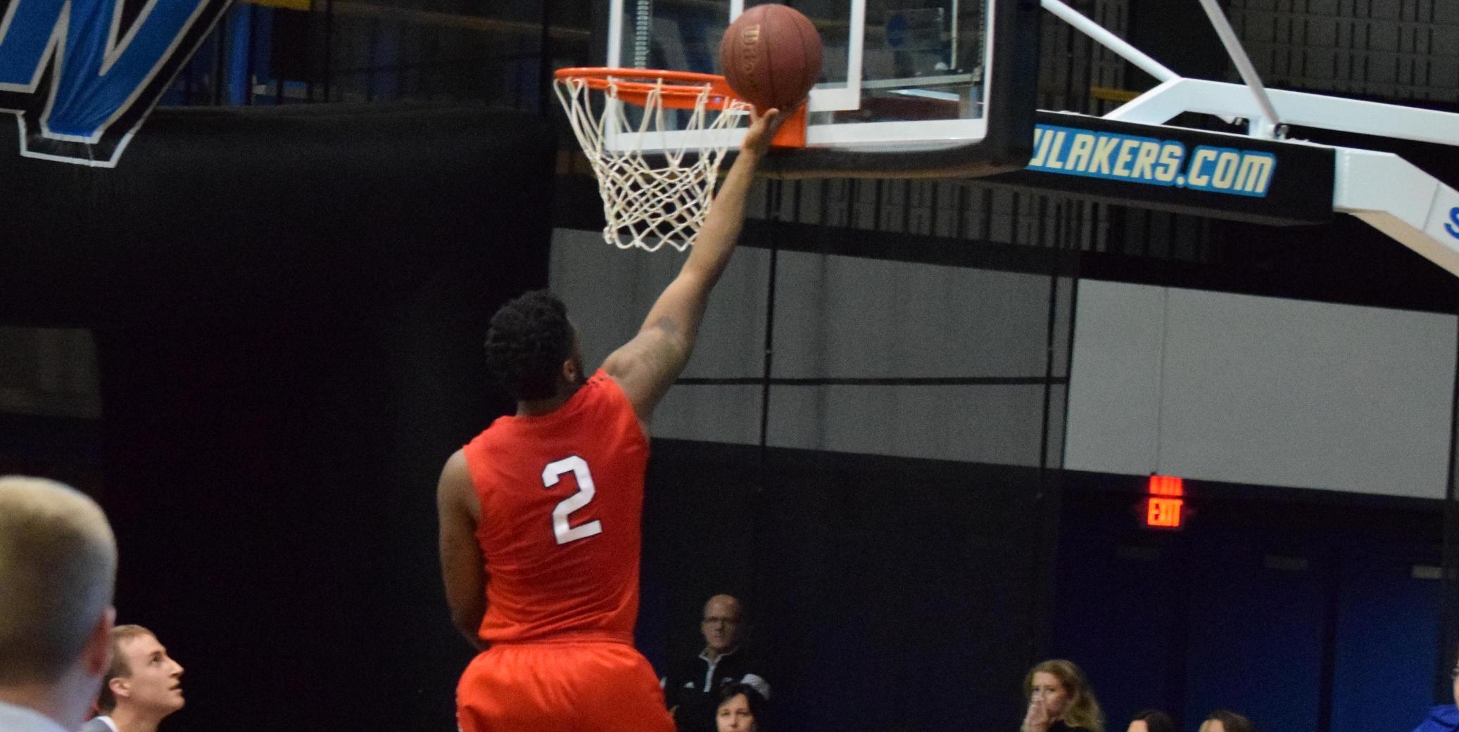 Men's Basketball Falls to GVSU on the Road, 76-73