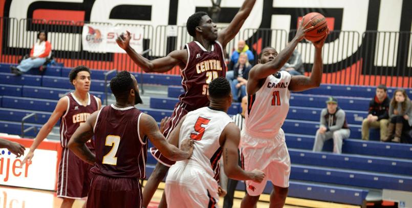 Men's Basketball Bounces Back For Win at Wayne State, 77-69