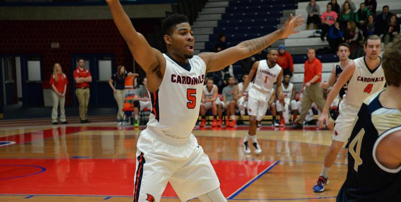 Garrett Hall had a team-high 20 points for the Cards in the victory at Hillsdale...