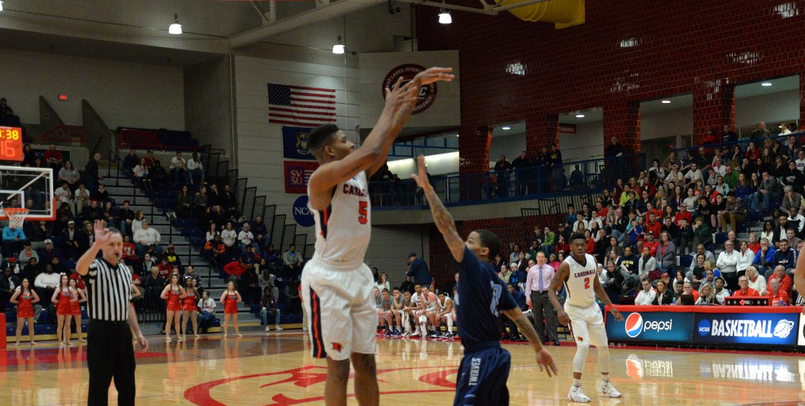 Garrett Hall had a game-high 17 points in the team's victory over #3 Bellarmine on Friday night...