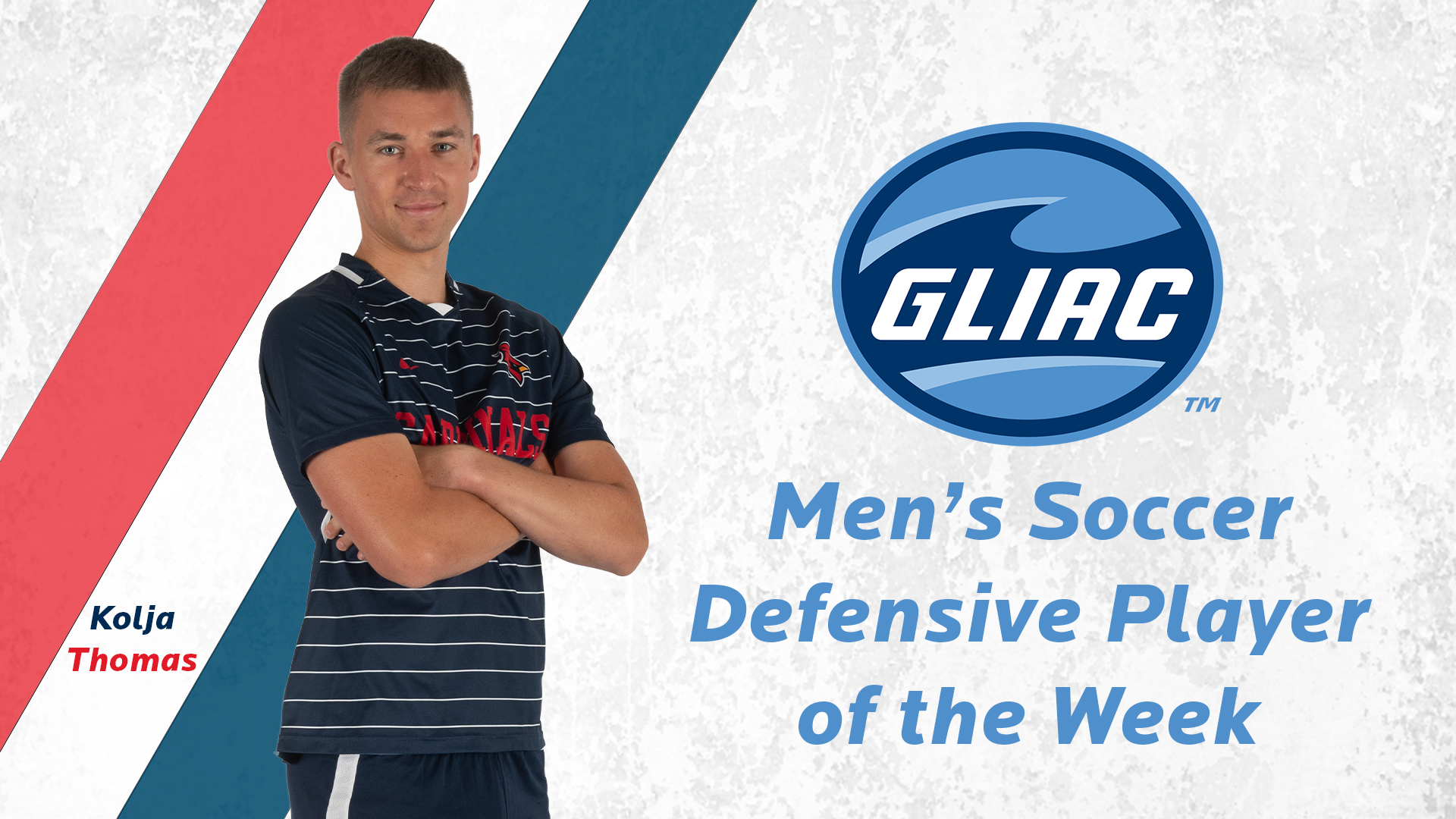 Kolja Thomas Earns GLIAC Defensive Player of the Week Honors