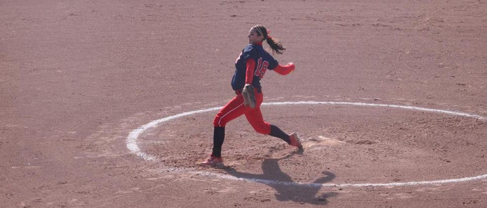 Sarah Appold had 10 K's in the opening win at Cedarville
