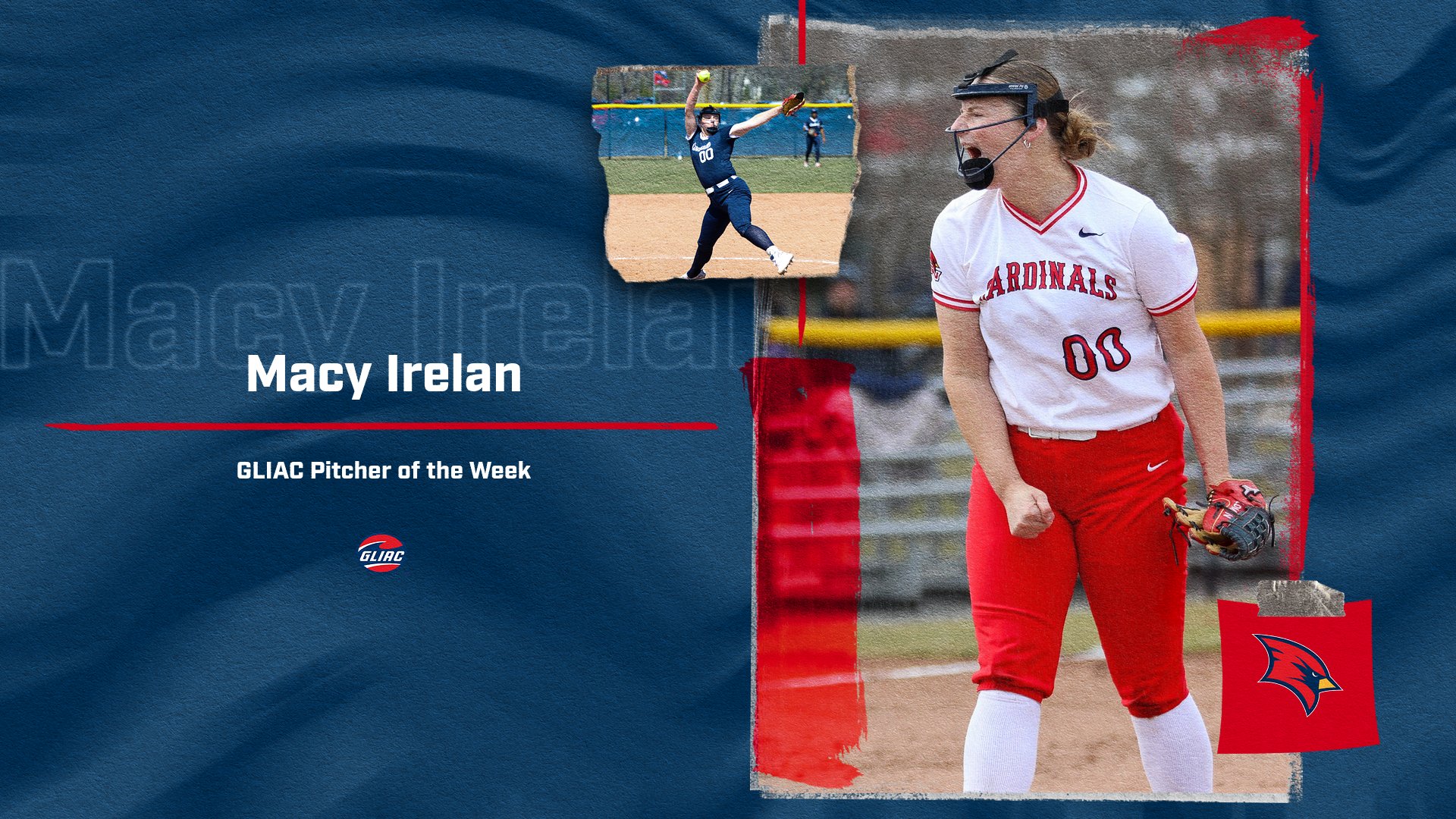 Macy Irelan Claims Seventh GLIAC Pitcher of the Week Honor After Second No-Hitter of the Season