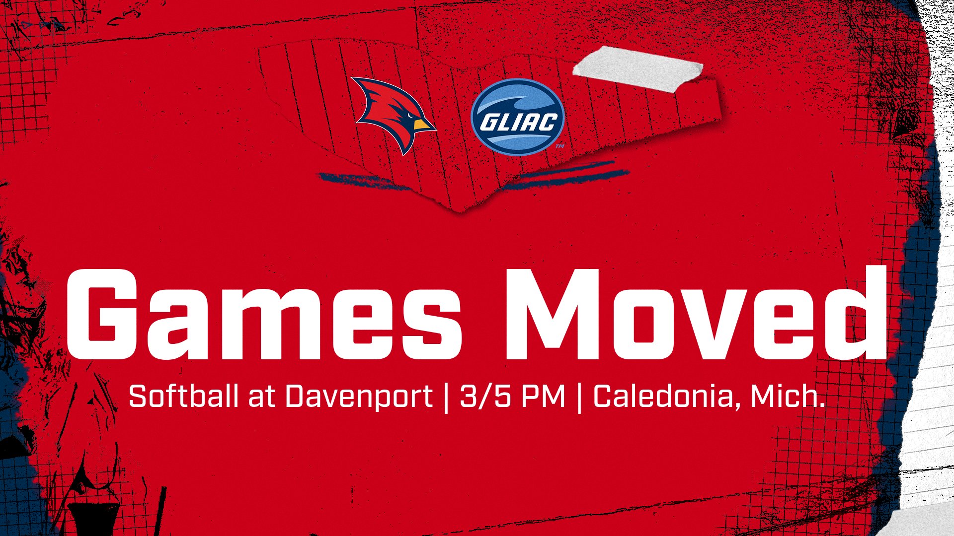 Softball Doubleheader Moved to Davenport Friday, Sunday Games Rescheduled for Tuesday