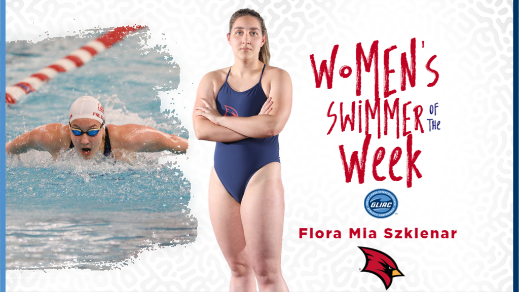 Flora Mia Szklenar Earns GLIAC Women&rsquo;s Swimmer of the Week After Record-Setting Week
