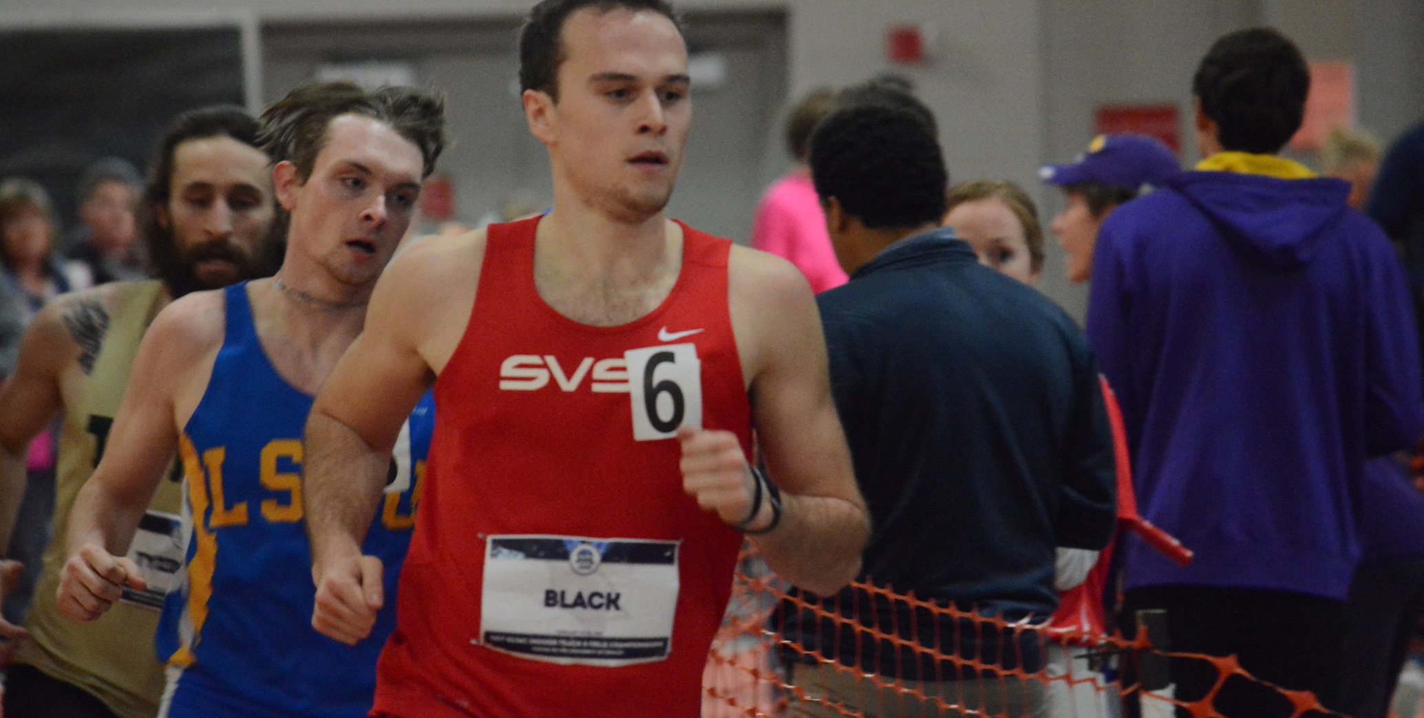 Sam Black finished second in the Heptathlon with a provisional mark of 5,032 points...