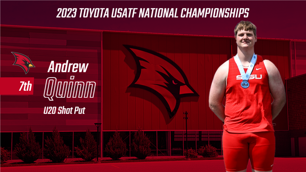 Andrew Quinn Competes in U20 Shot Put at USATF Toyota Outdoor Championships
