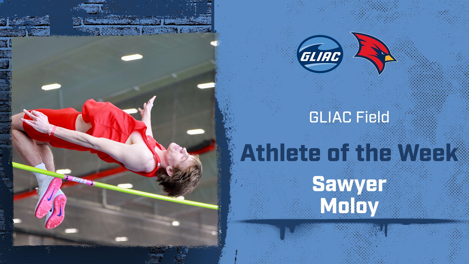 Sawyer Moloy Named GLIAC Field Athlete of the Week