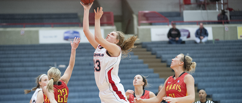 Saginaw Valley Falls to Michigan Tech, 72-46