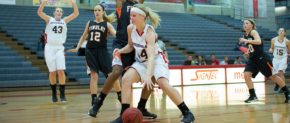 Lady Cardinals Drop Road Contest at Wayne State, 63-48