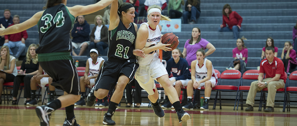 Lady Cardinals Earn Season Sweep Over Lakers After 65-47 Road Victory
