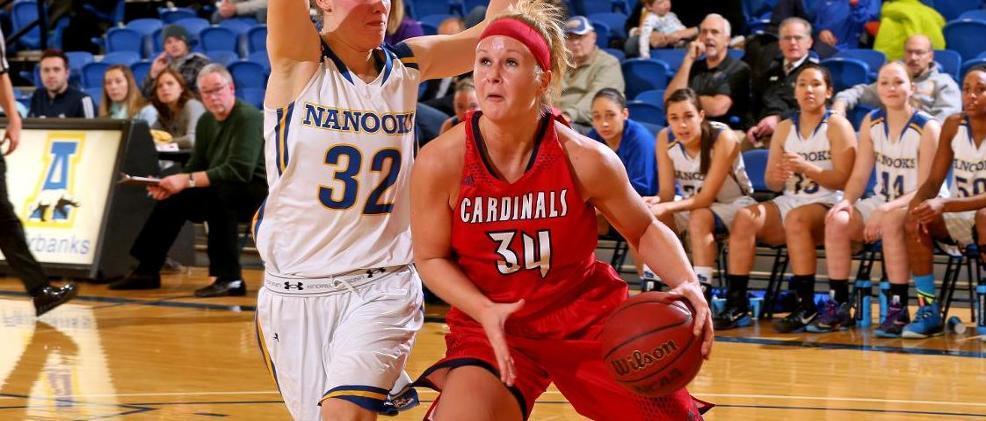 Sam Zirzow in one of the Cardinals' three victories at the Northstar Invitational in Alaska