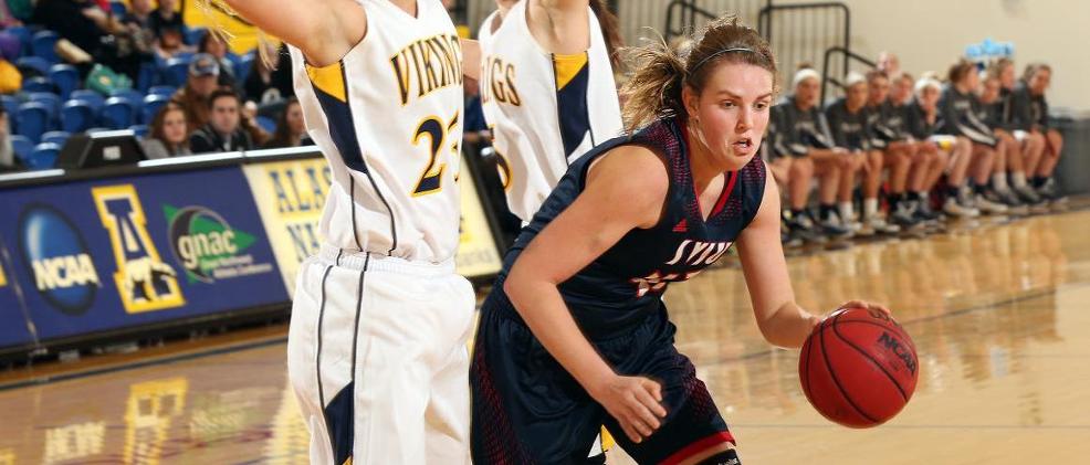 Emily Wendling had a double-double with 15 points and tied a season-high with 15 rebounds against the Cavaliers