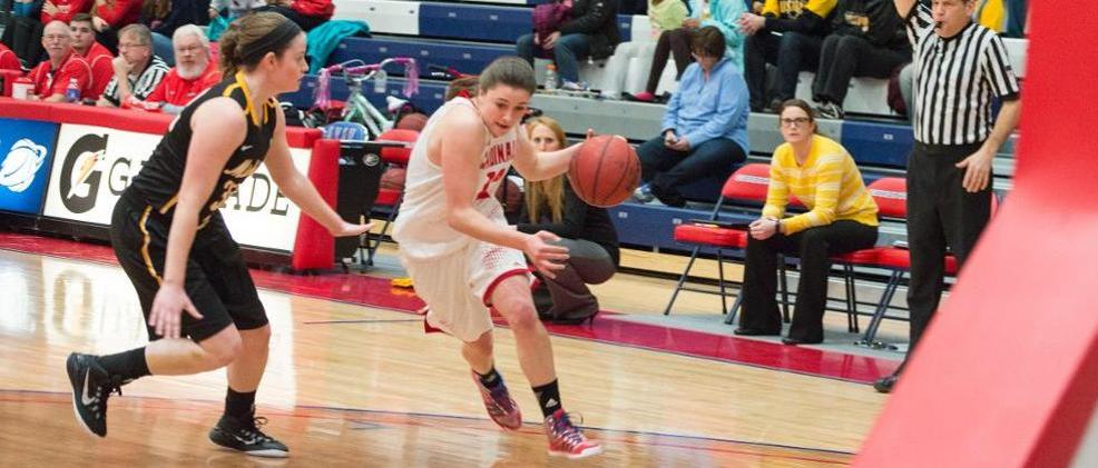 Freshman Abby Schlicher scored a career-high 14 points against Michigan Tech