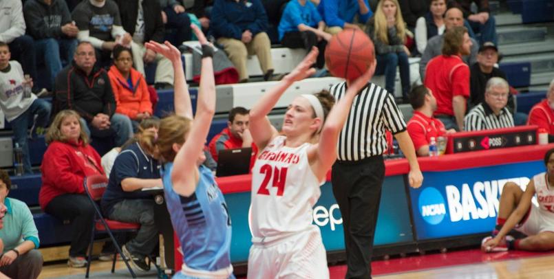 Danielle Carriere had a career-high 10 rebounds against the Magicians...