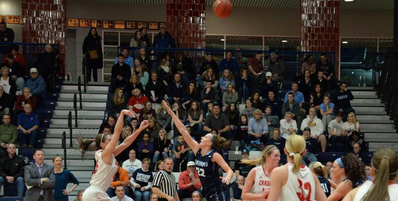 Katelyn Carriere was 8-of-13 from the floor and posted a game-high 22 points in the win over Northwood Saturday night...