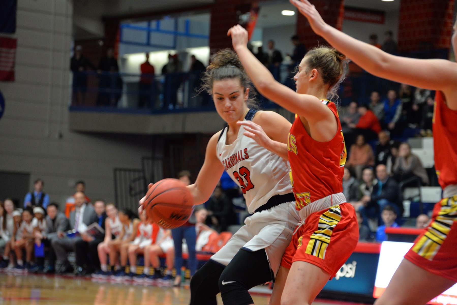 Lady Cardinals Drop Season Opener to Bellarmine Despite Duffy's Double-Double