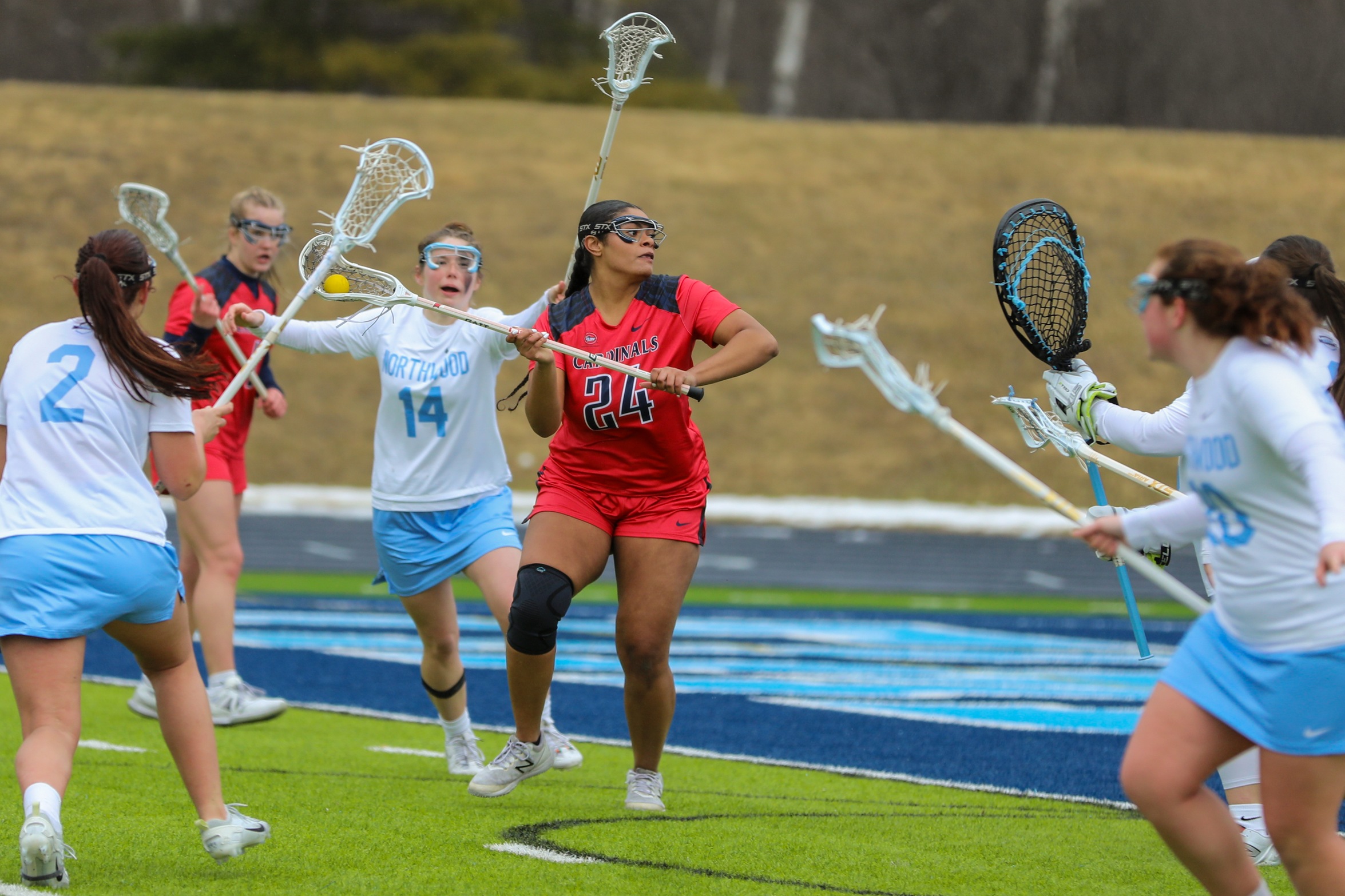 Gabby Parker Scores Six Goals in SVSU Lacrosse Debut