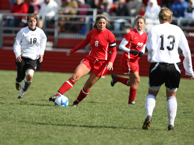 Barrett scored a hat trick against Ferris in SVSU's 3-0 record breaking win.