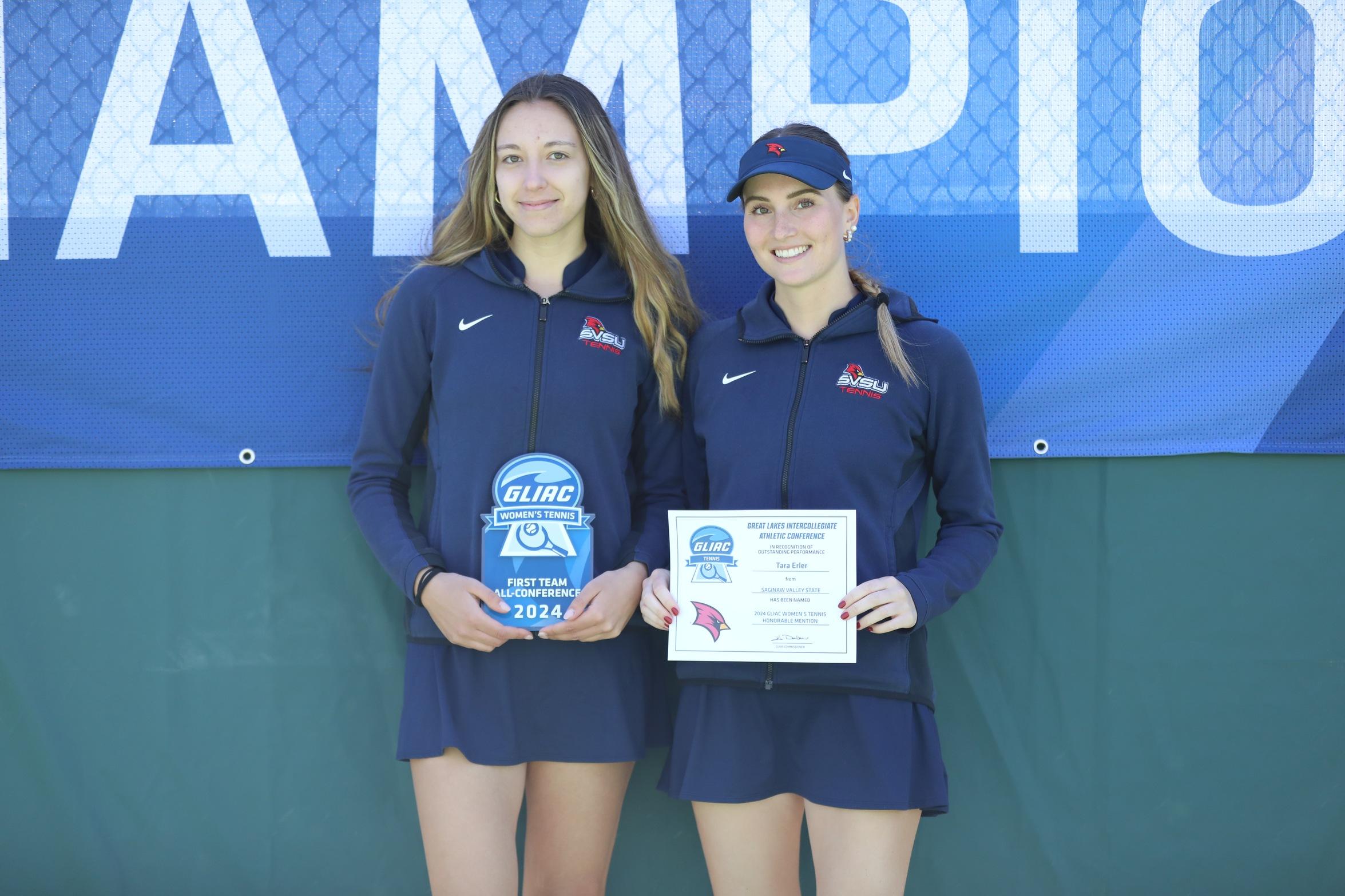 Adriana Barrio and Tara Erler Earn GLIAC Awards for Second Time