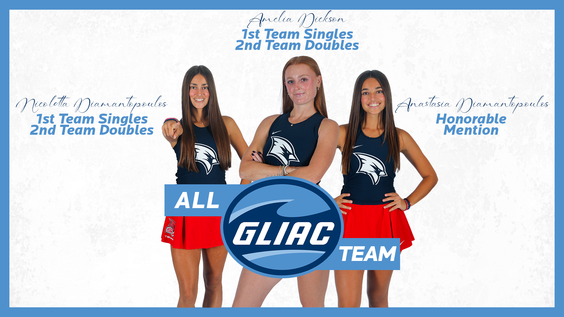 Three Cardinals Named Tennis All-GLIAC