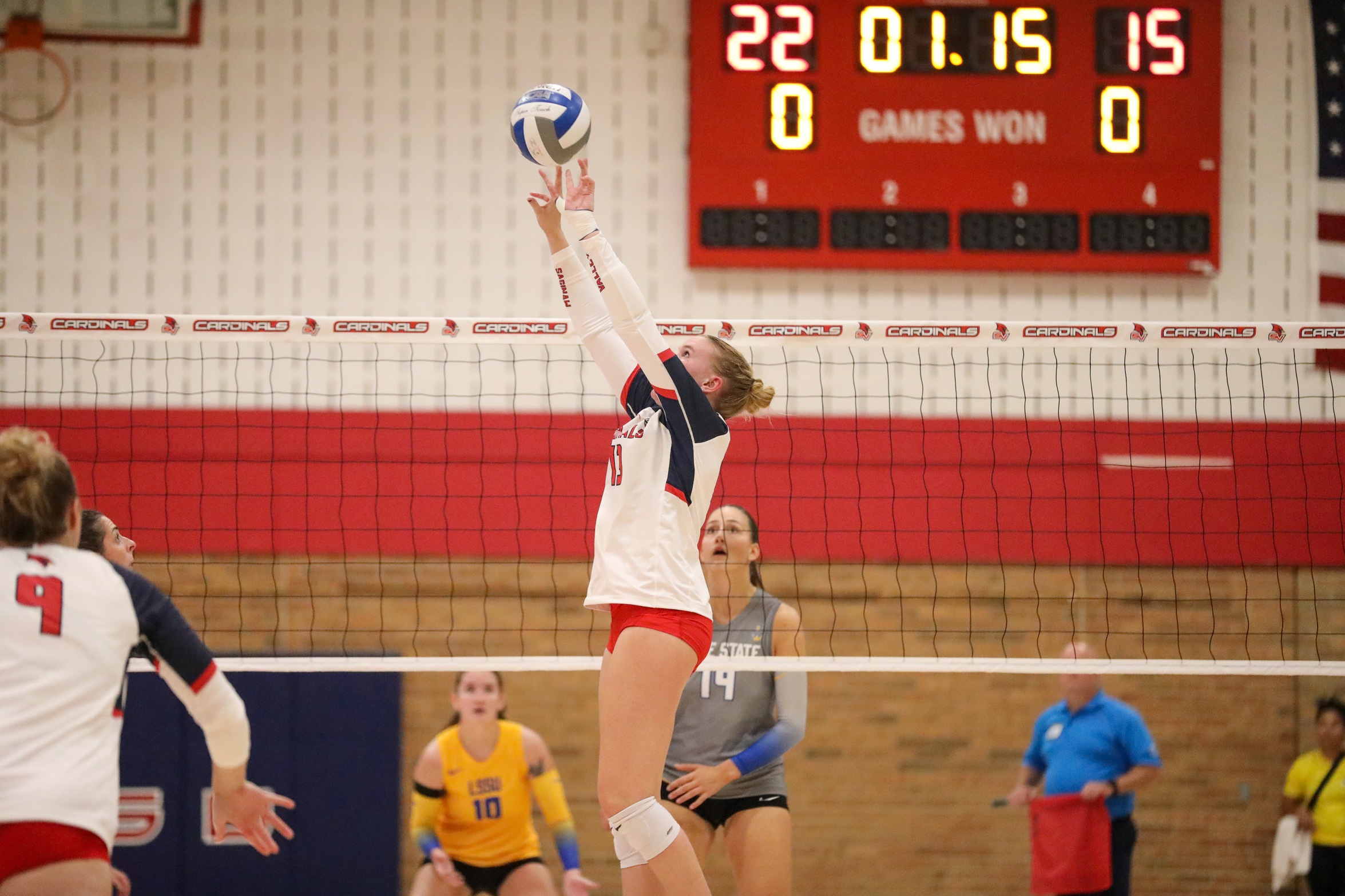Cardinals Fall to Pride in Straight Sets